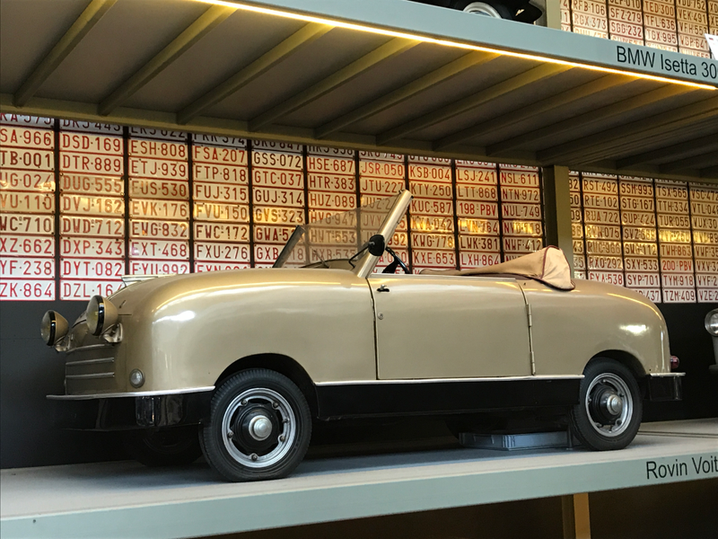 1949 Rovin D3, another terrific French microcar. These were built by a renowned motorcycle company after the War.